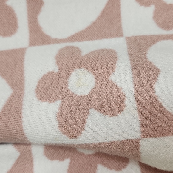 Debut Pink and White Heart and Flower Sweater - Picture 5 of 5